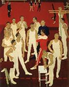 unknow artist Soviet gymnast Spain oil painting artist